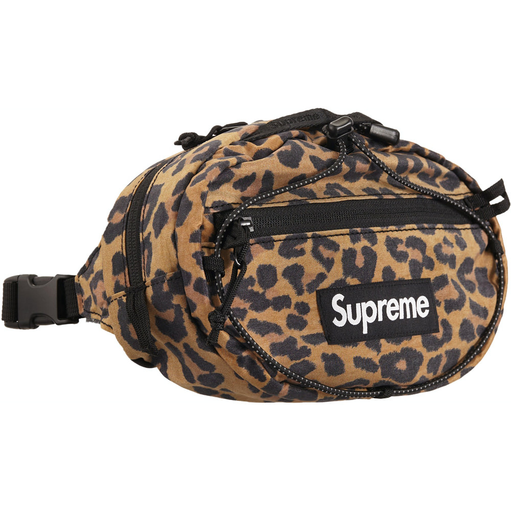 supreme leopard sling bag