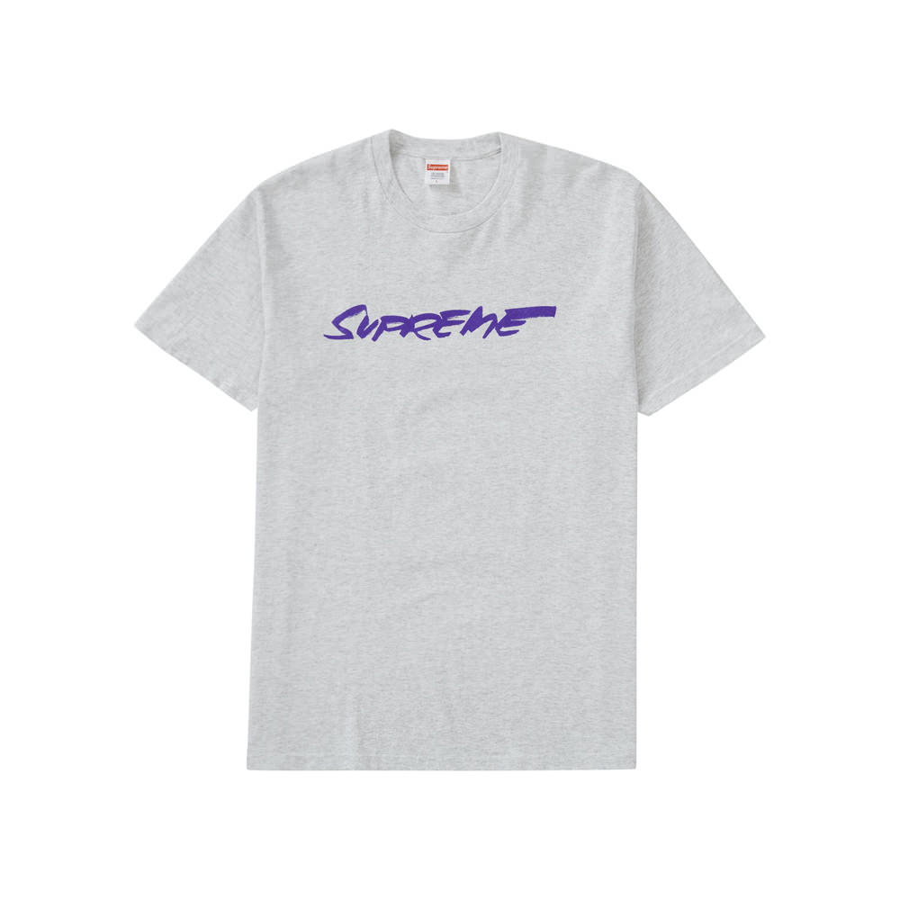 Supreme Futura Logo Tee Ash GreySupreme Futura Logo Tee Ash Grey