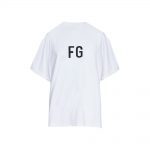 Fear Of God Fg’ Logo T-shirt White/black