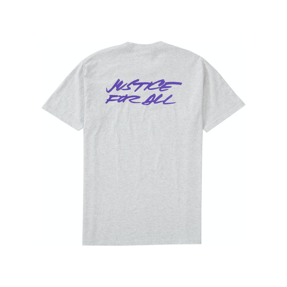 Supreme Futura Logo Tee Ash GreySupreme Futura Logo Tee Ash Grey