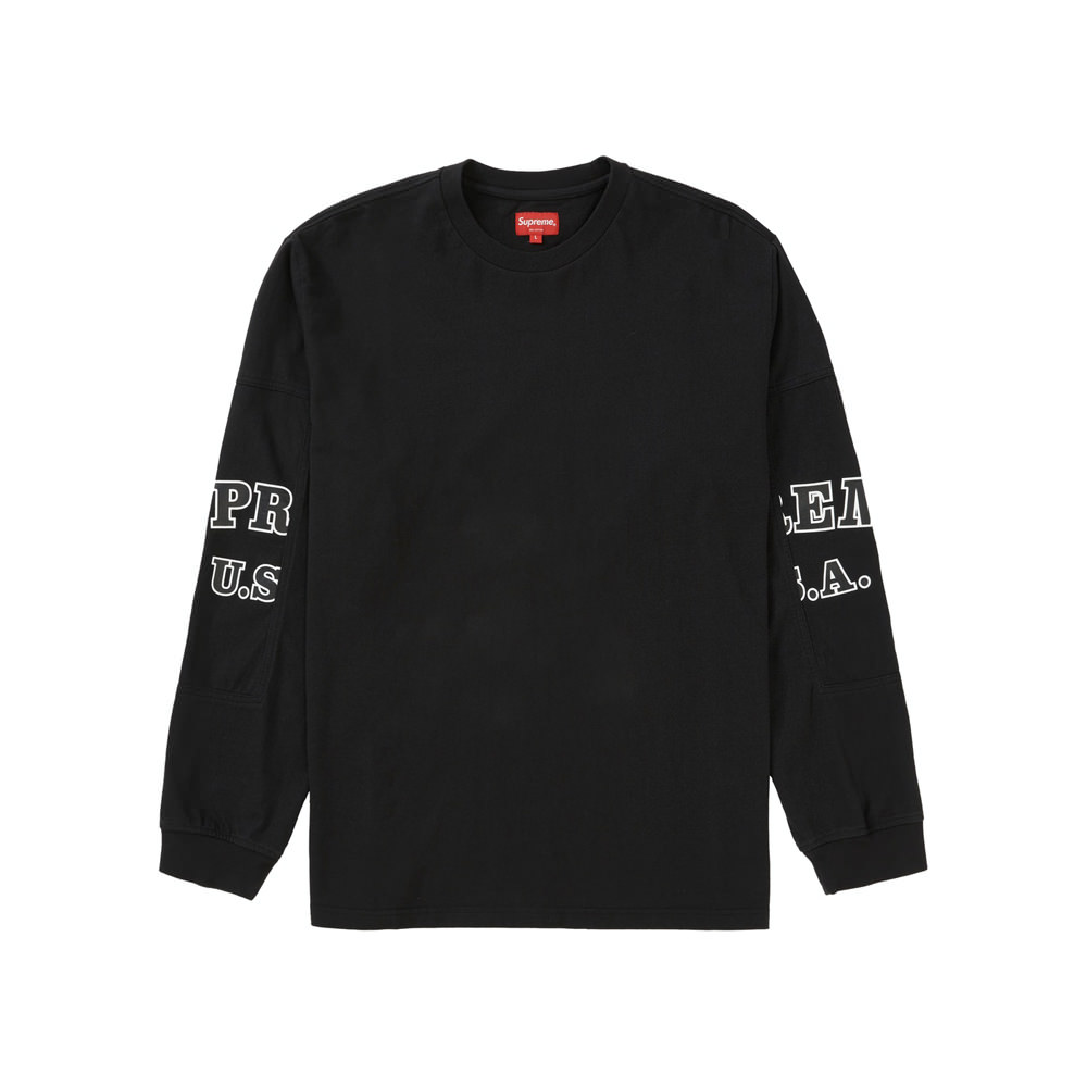 Supreme Cutout Sleeves L/S Top Black - OFour