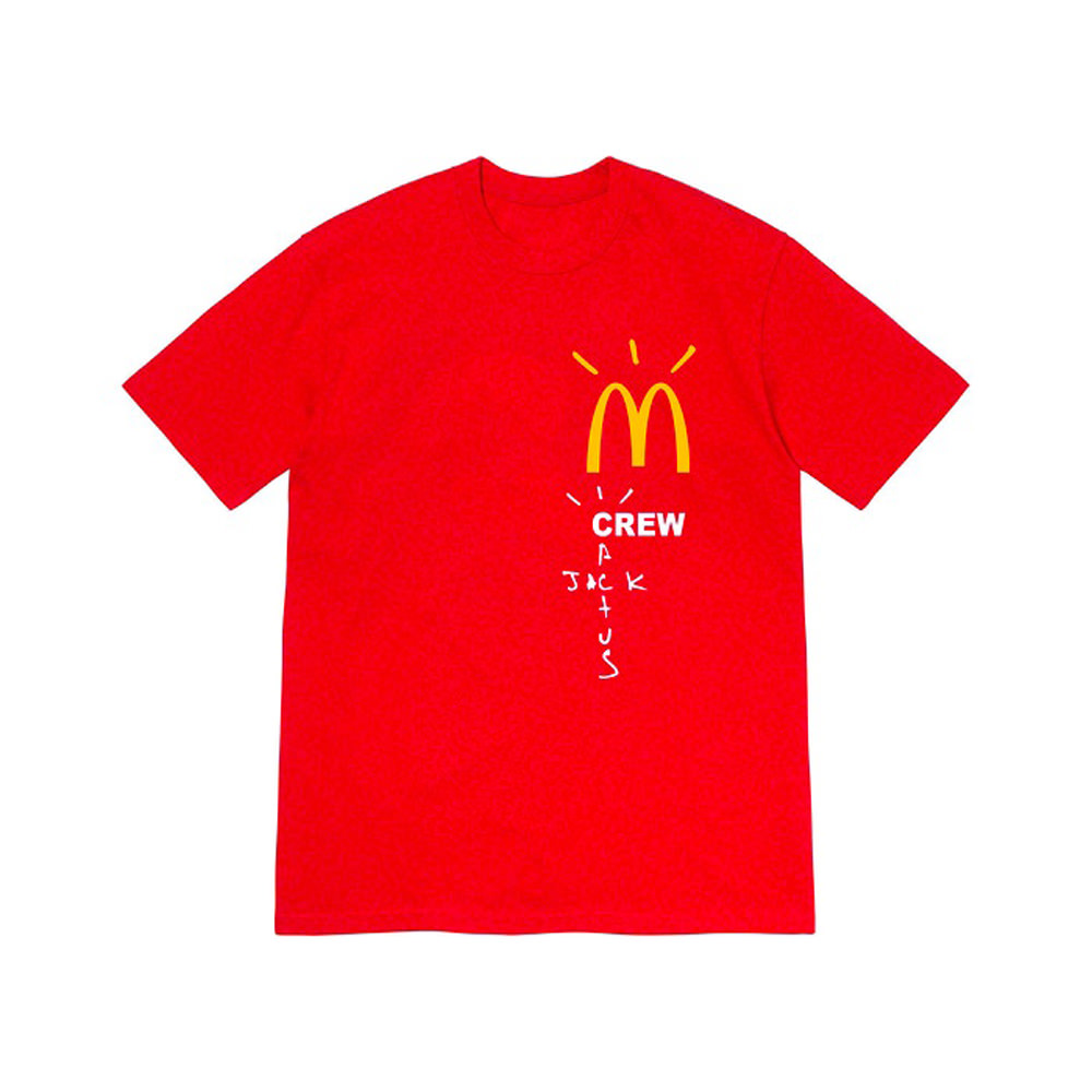Travis Scott x McDonald's Crew T-Shirt RedTravis Scott x