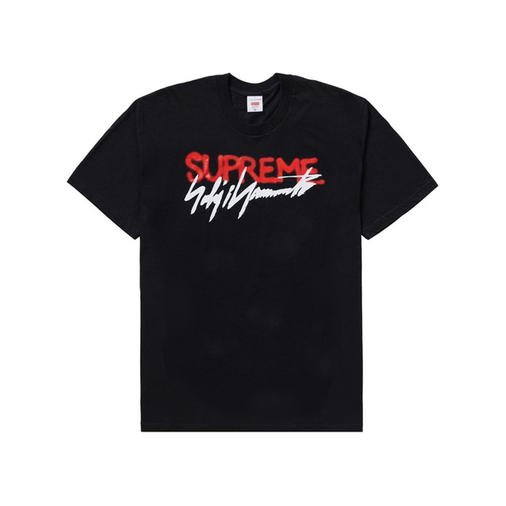 Supreme Yohji Yamamoto Logo Tee BlackSupreme Yohji Yamamoto Logo