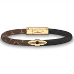 Louis Vuitton Daily Confidential Bracelet Monogram/Calfskin Brown/Black