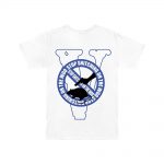 Pop Smoke X Vlone Stop Snitching T-shirt White/blue