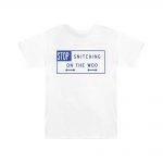 Pop Smoke X Vlone Stop Snitching T-shirt White/blue