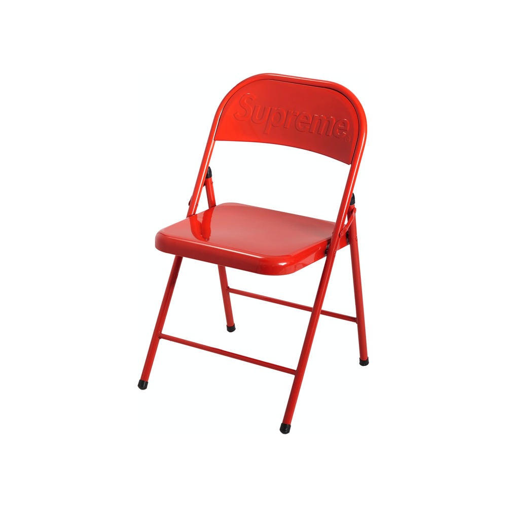 Supreme Metal Folding Chair RedSupreme Metal Folding Chair Red - OFour