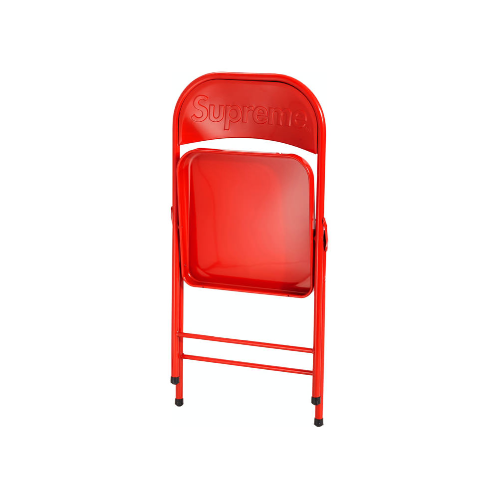 （2020FW）Supreme Metal Folding Chair Red