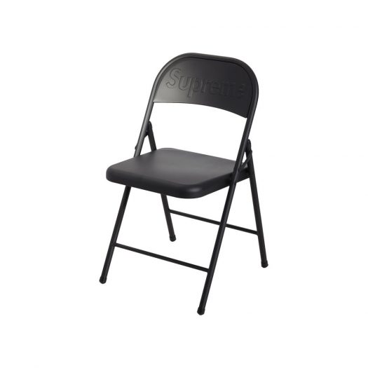 Supreme Metal Folding Chair Black