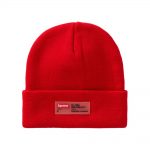 Supreme Clear Label Beanie Red