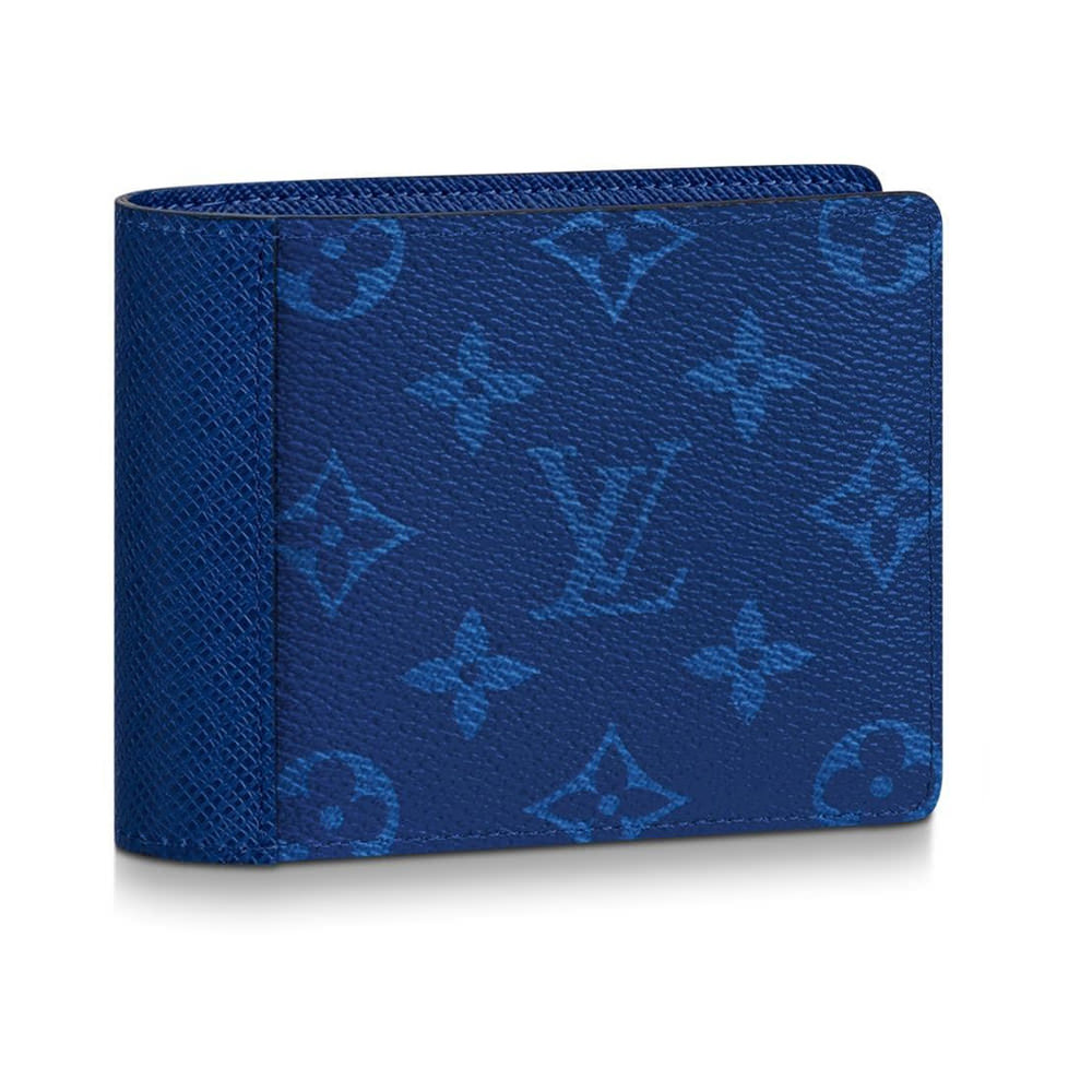 Atticus famlende vedtage Louis Vuitton Multiple Wallet Monogram Pacific Taiga BlueLouis Vuitton  Multiple Wallet Monogram Pacific Taiga Blue - OFour