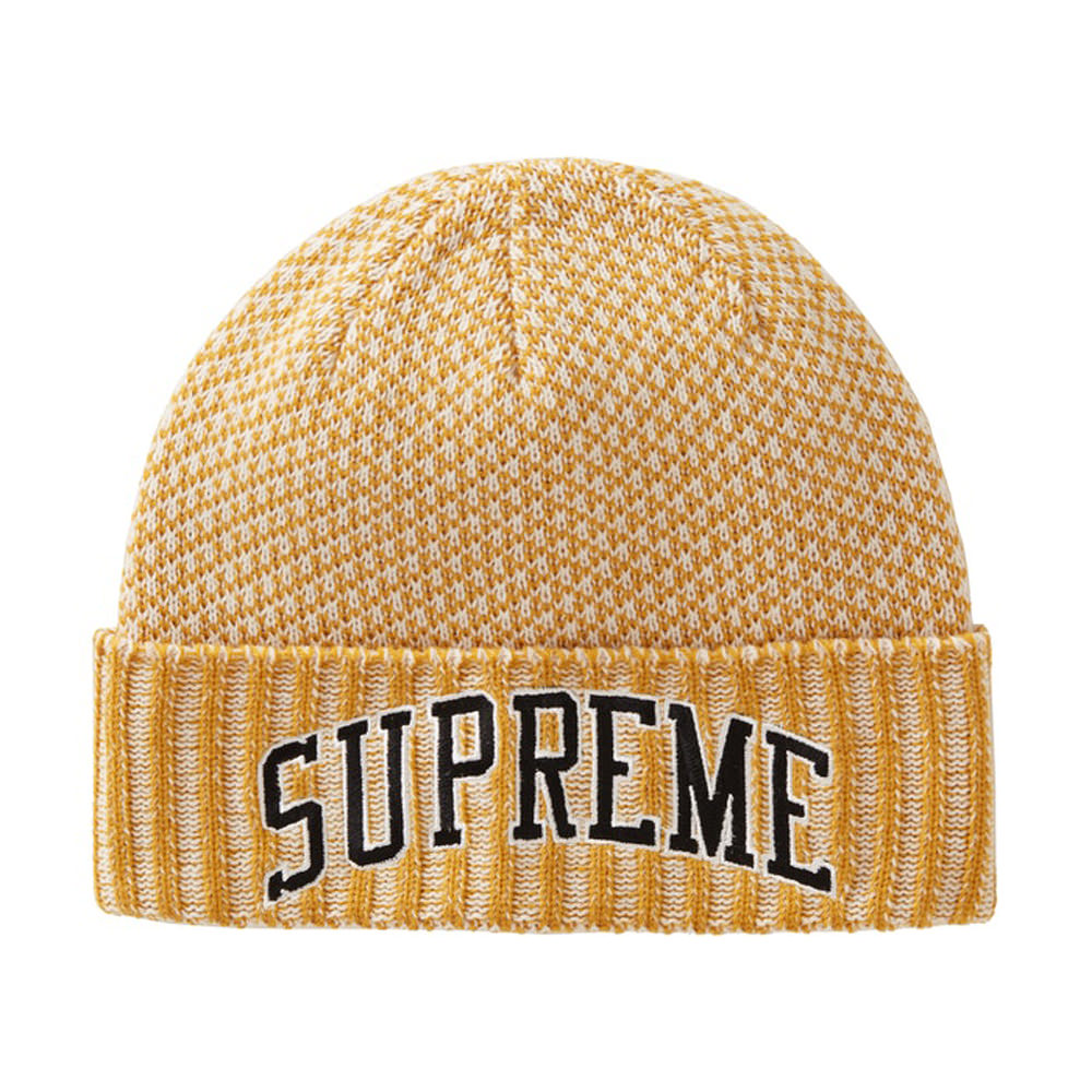 yellow supreme beanie