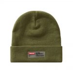 Supreme Clear Label Beanie Olive