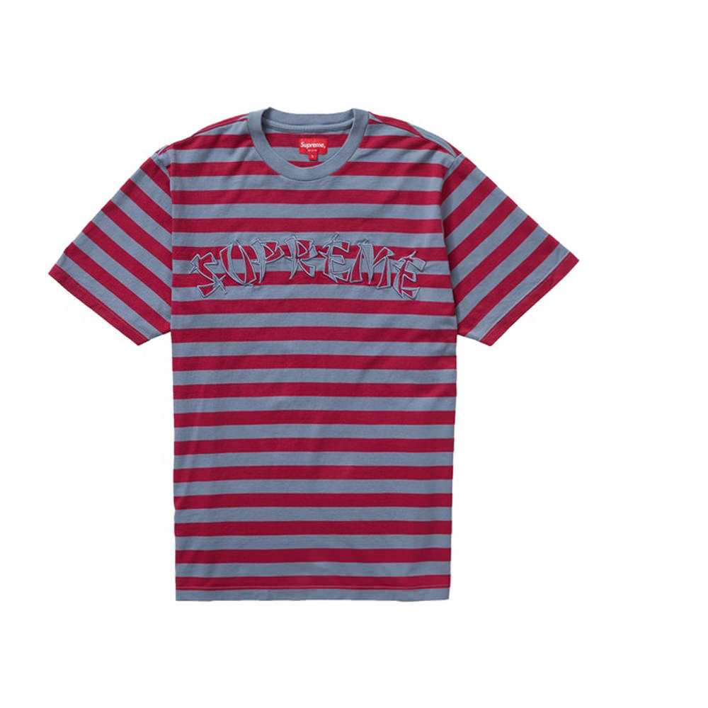 Supreme Stripe Applique S/S Top SlateSupreme Stripe Applique S/S Top ...