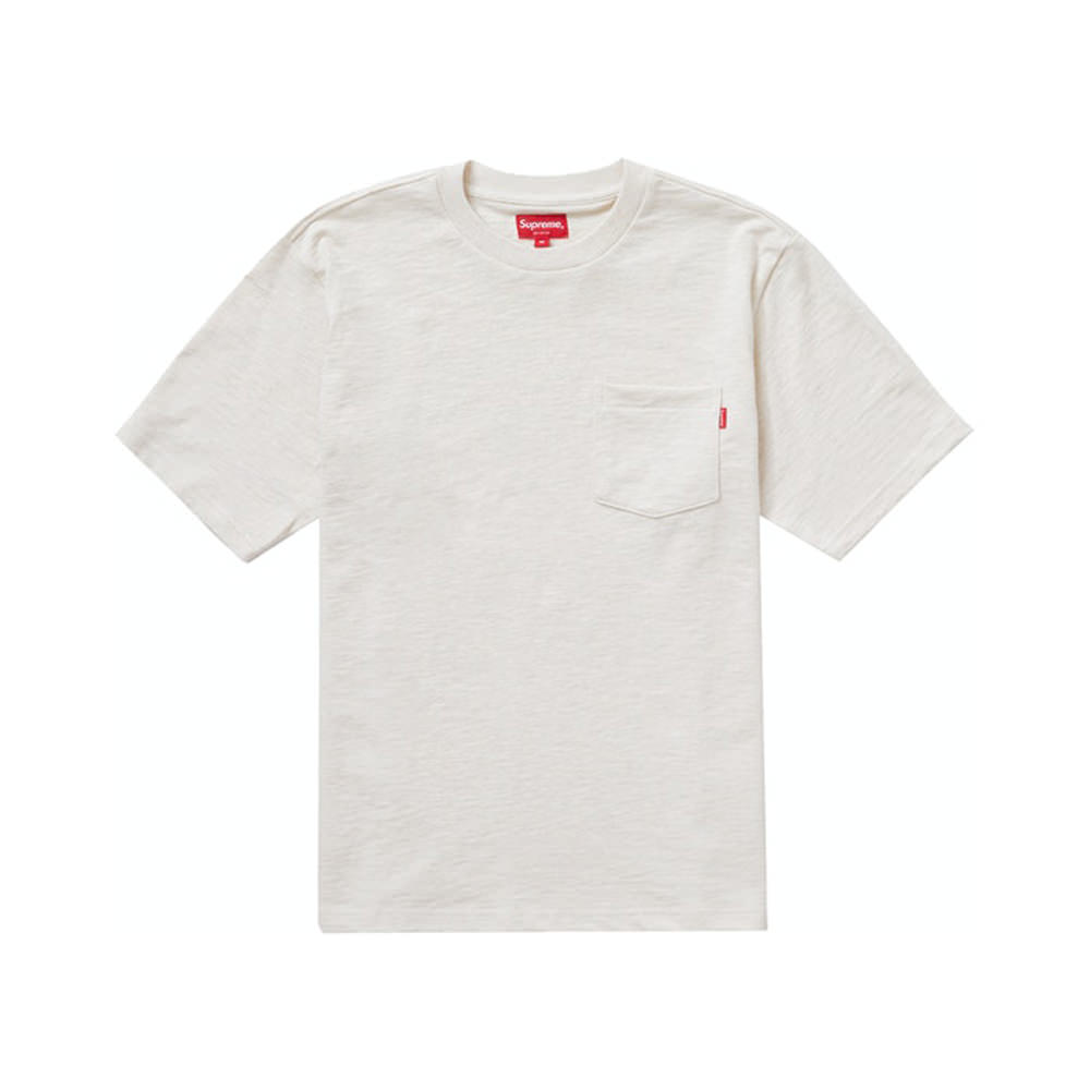 Supreme S/S Pocket Tee Heather NaturalSupreme S/S Pocket Tee