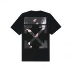 Off-white Oversized Fit Caravaggio Arrows T-shirt Black/multicolor