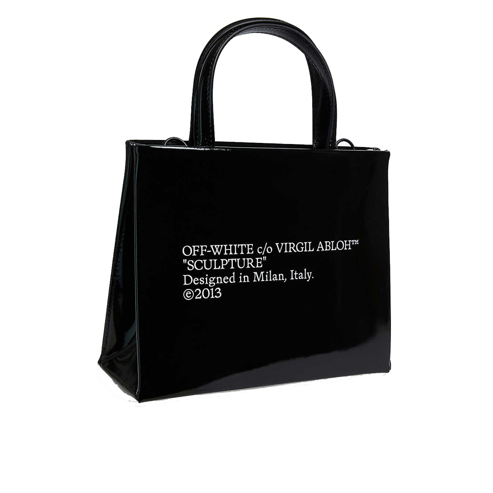 Virgil Abloh Medium Box Bag In Black And