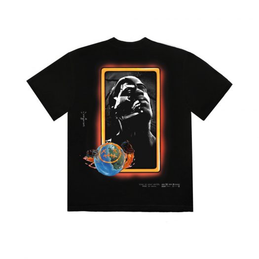 Travis Scott Astro Portrait T-Shirt Black
