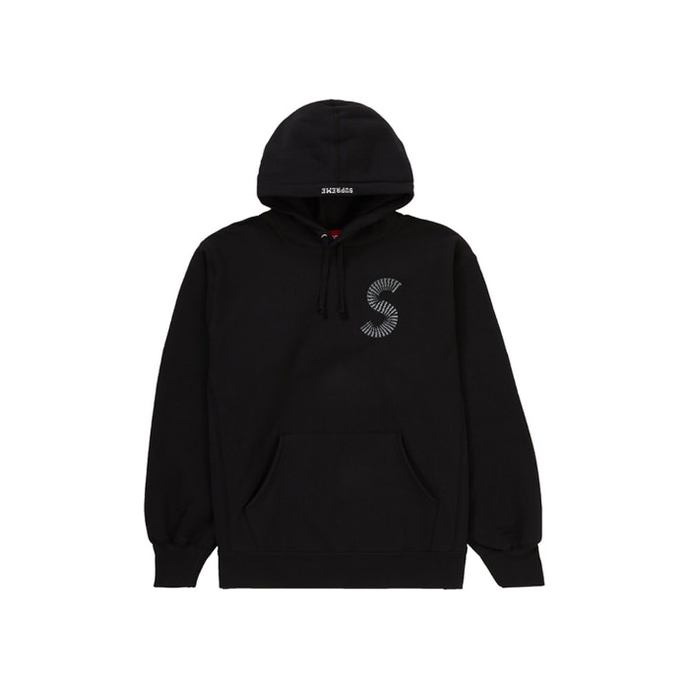Supreme S Logo Hooded Sweatshirt (Fw20) BlackSupreme S Logo Hooded ...