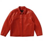 Supreme Yohji Yamamoto Leather Work Jacket Orange