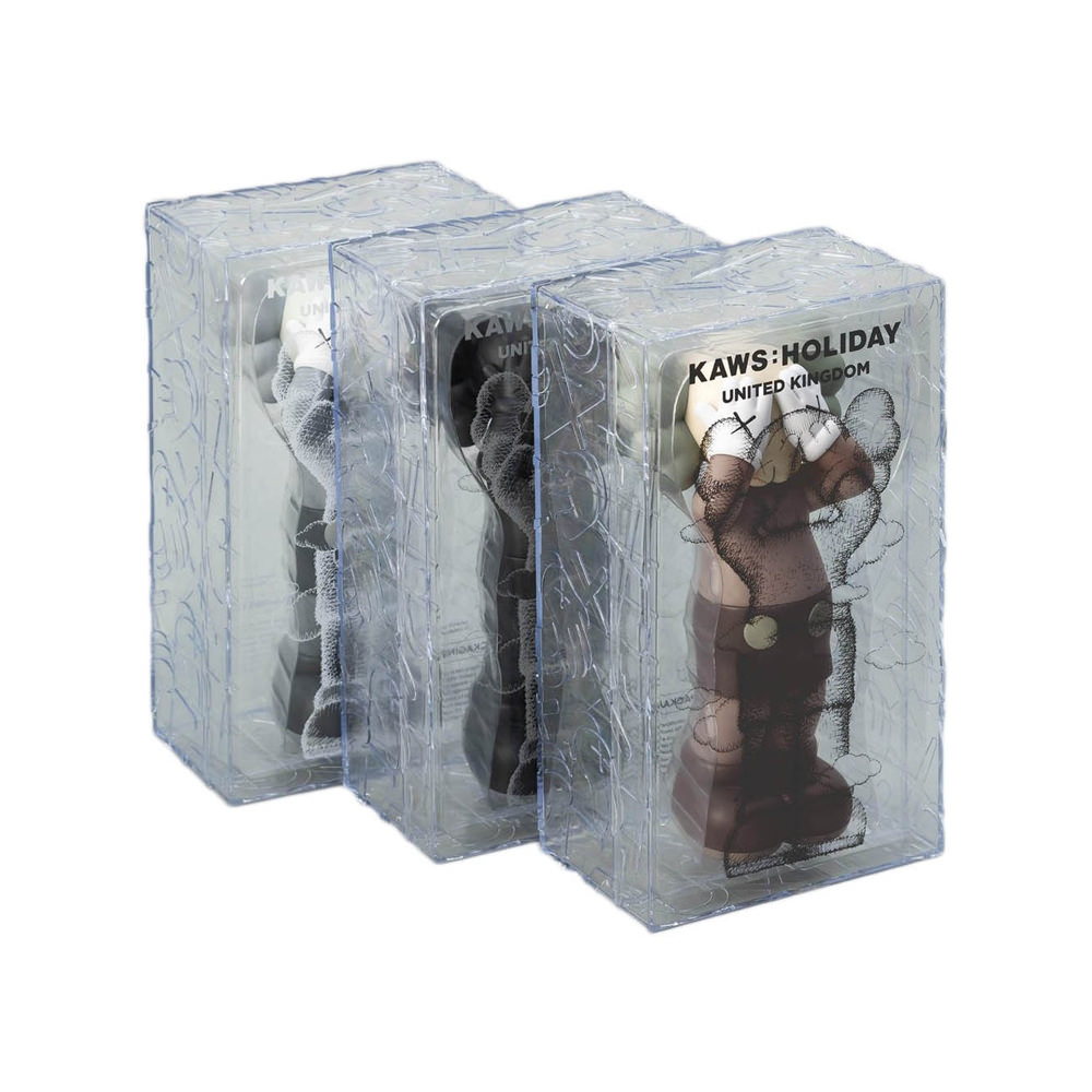 KAWS HOLIDAY UK Figure Black カウズホリデー グレー