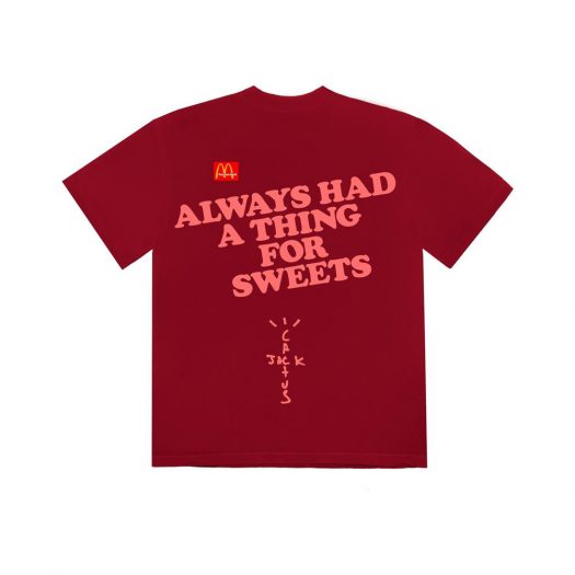 Travis Scott x McDonald’s Apple Pie T-Shirt Red