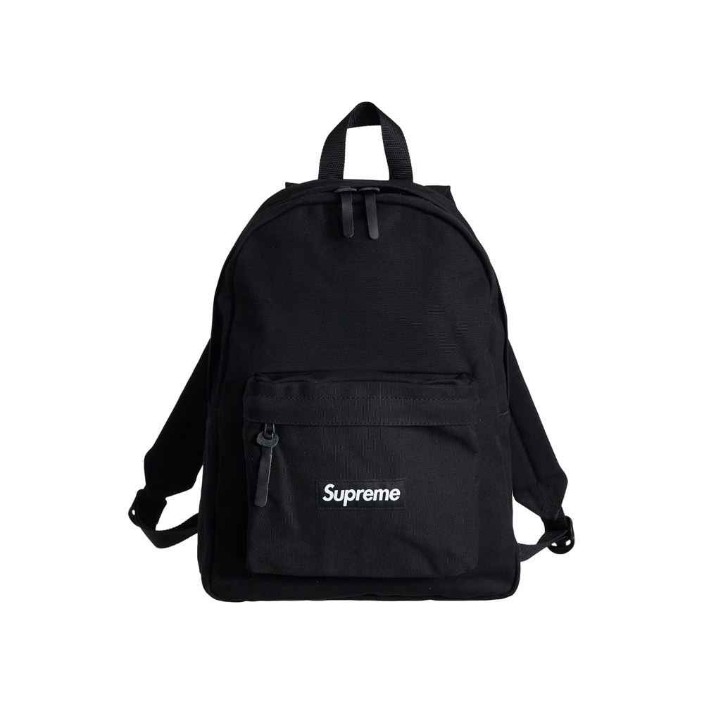 Supreme Canvas Backpack BlackSupreme Canvas Backpack Black - OFour