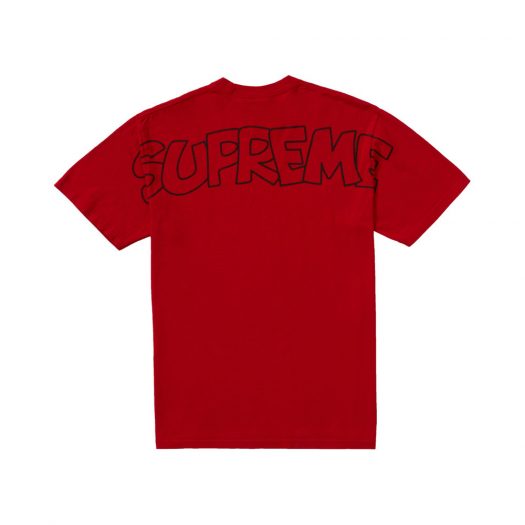 Supreme Smurfs Tee Red