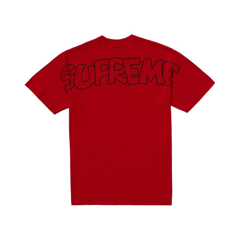 Supreme Smurfs Tee RedSupreme Smurfs Tee Red - OFour