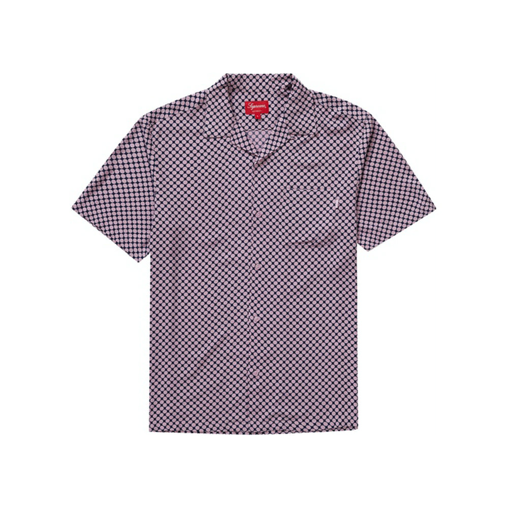 Supreme Compact Dot Rayon S/S Shirt PurpleSupreme Compact Dot