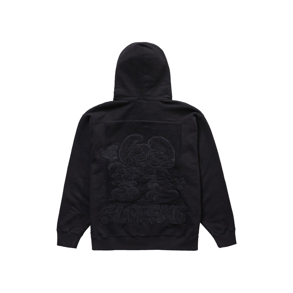 Supreme Smurfs Hooded Sweatshirt Black