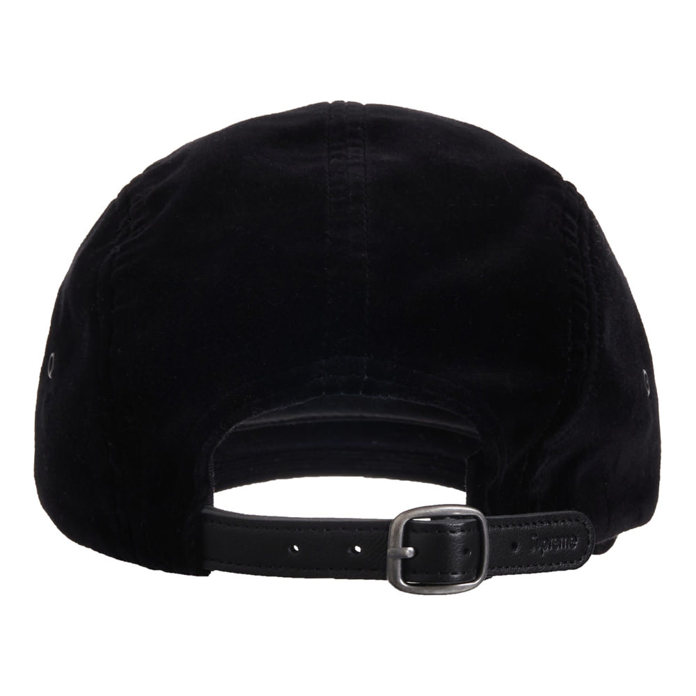 Supreme Velvet Camp Cap (FW20) Black