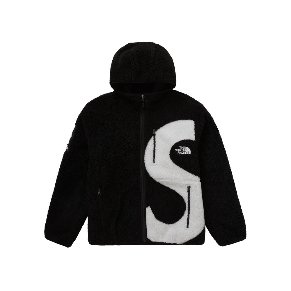 THE North Face S Logo Hooded Fleece 黒 XL - ブルゾン
