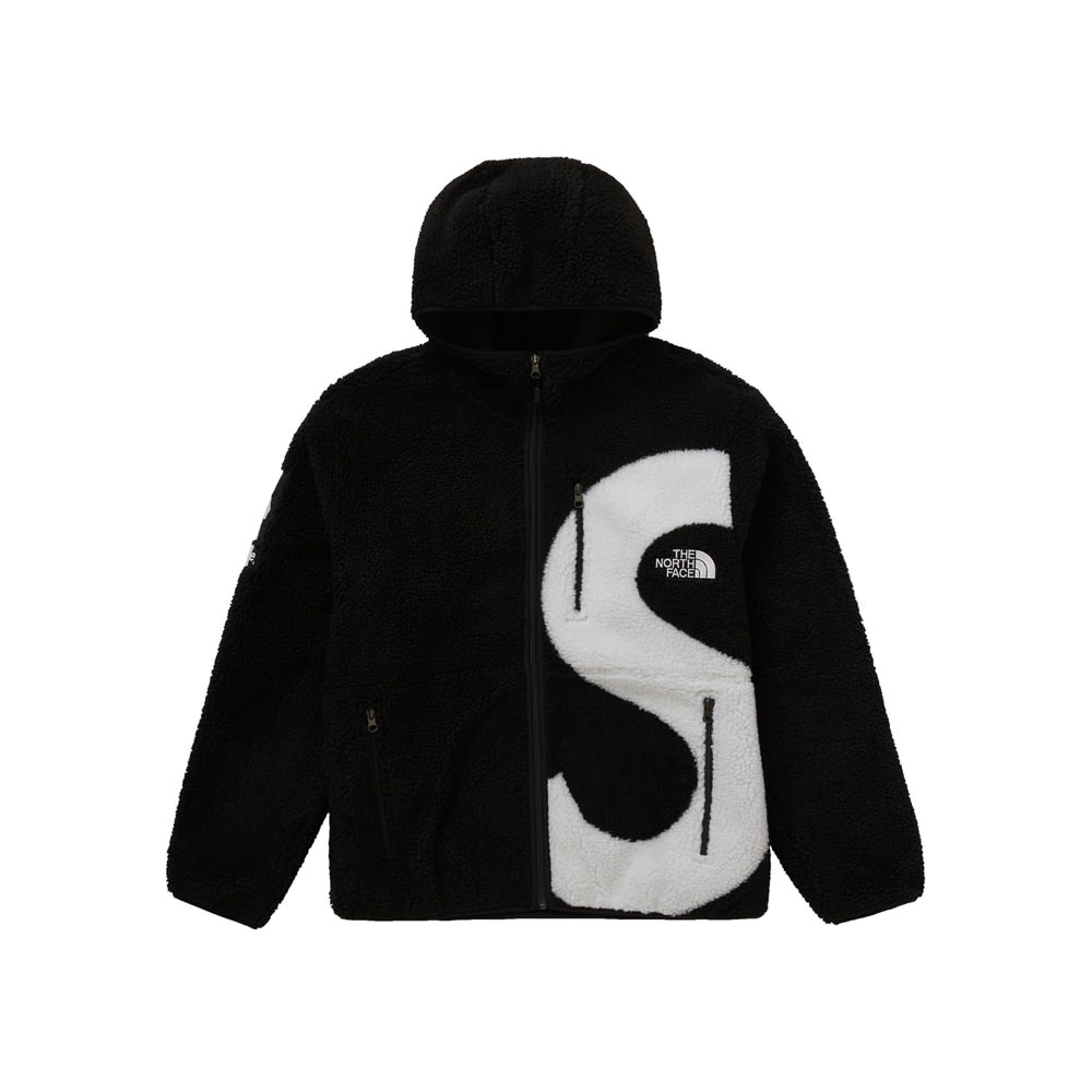 supreme S Logo Hooded Fleece Jacket L-