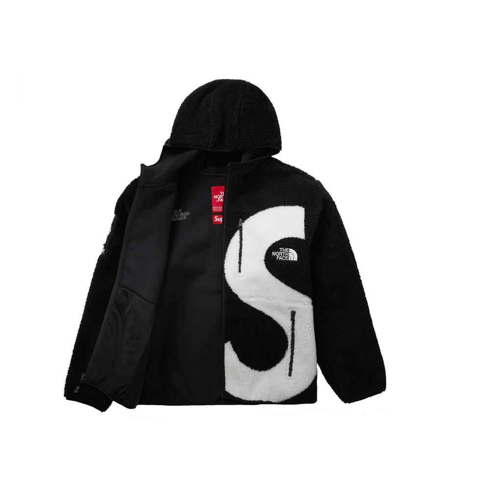 Supreme ×TNF S Logo Hooded Fleece Jacket-