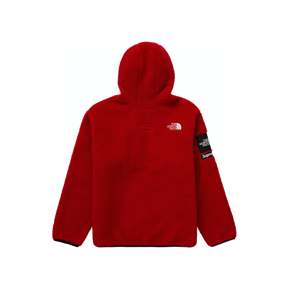 日本激安Supreme north face fleece S logo Lサイズ 赤 ブルゾン