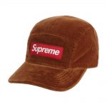 Supreme Velvet Camp Cap (FW20) Brown