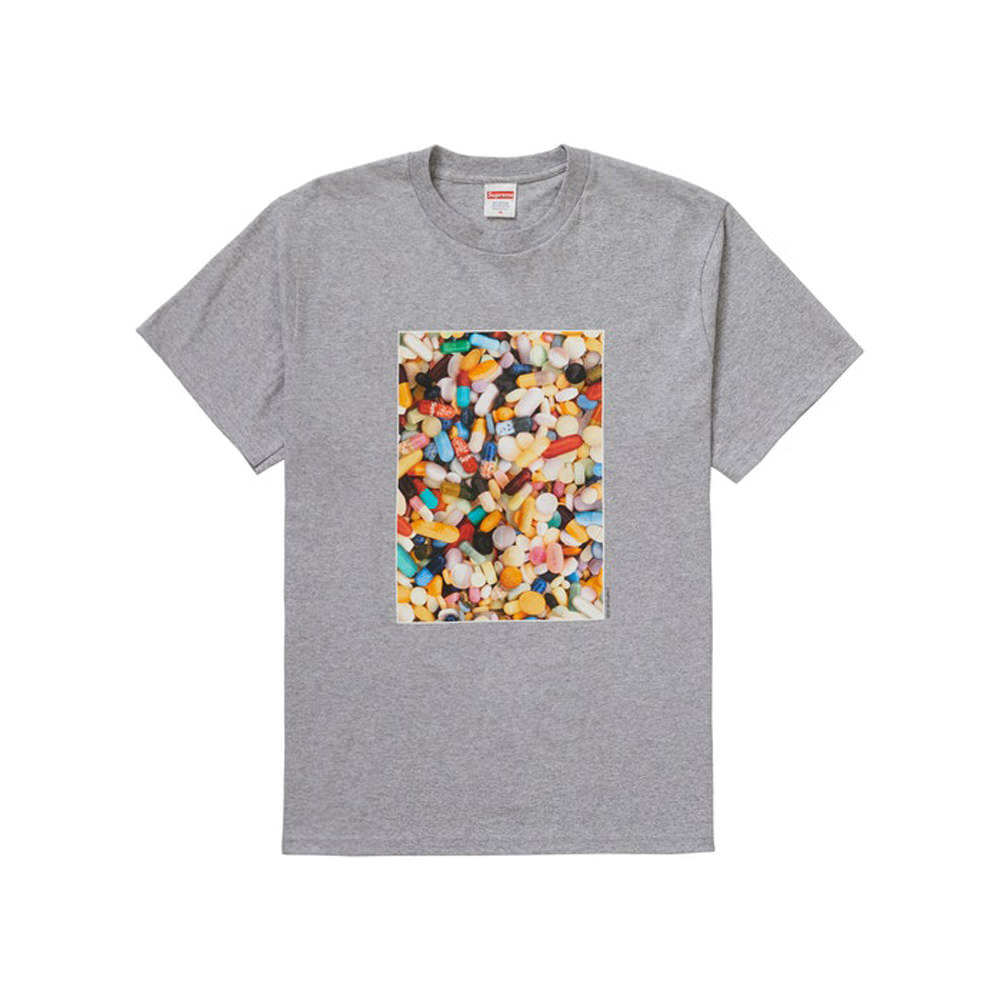 Supreme Pills Tee Heather GreySupreme Pills Tee Heather Grey - OFour