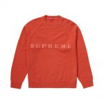 Supreme Stone Washed Sweater Red