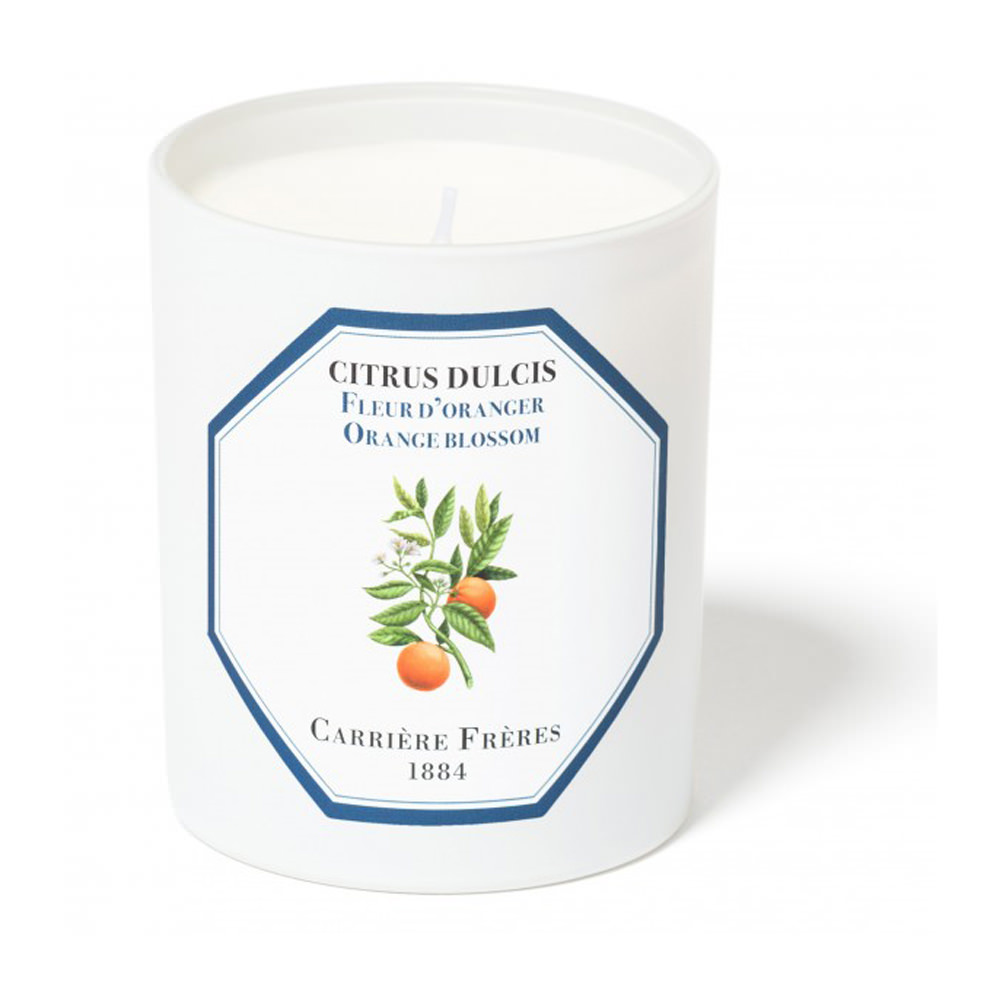 Orange Blossom Scented Candle 185 gr Carrière FrèresOrange Blossom