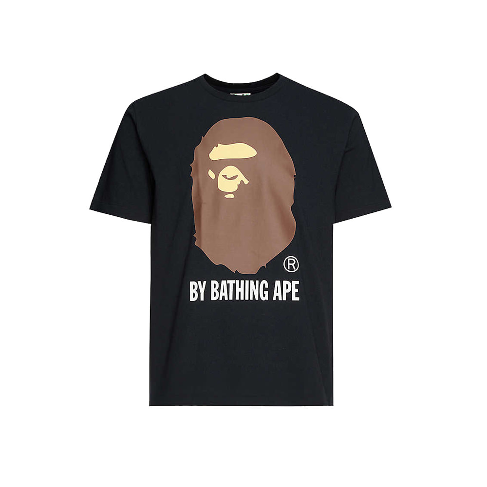 A Bathing Ape Big Ape Logo-printed Cotton-jersey T-shirtA Bathing Ape Big  Ape Logo-printed Cotton-jersey T-shirt - OFour