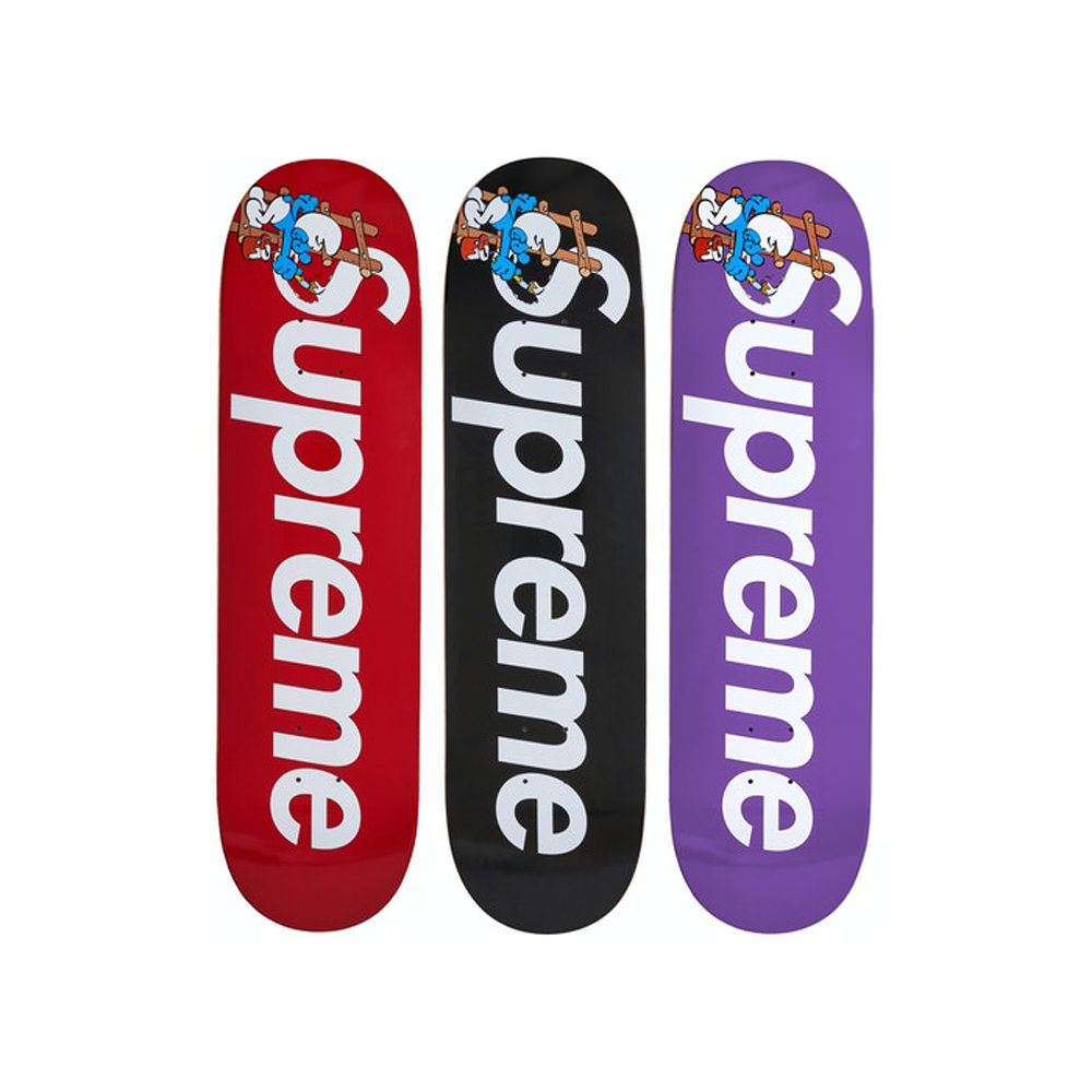 Supreme®/Smurfs™ Skateboard 赤 レッド Red