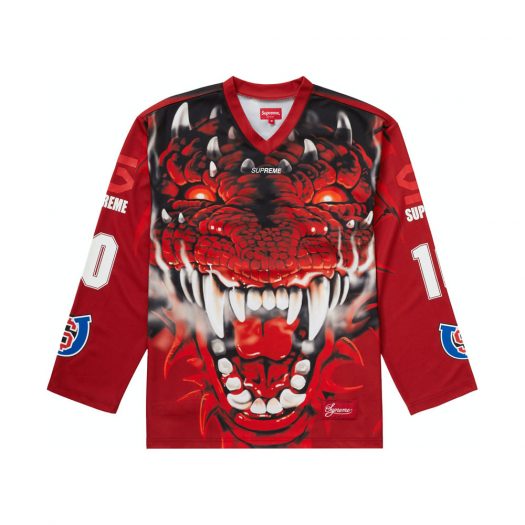 Supreme Bones Hockey Jersey BlackSupreme Bones Hockey Jersey Black