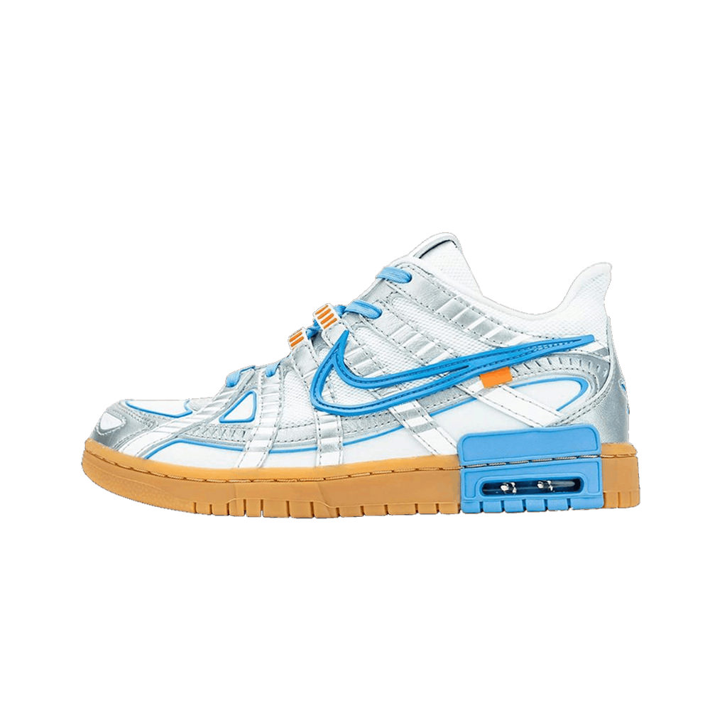 nike x off white air rubber dunk unc