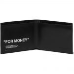 OFF-WHITE Printed Bi-Fold Wallet Black/White