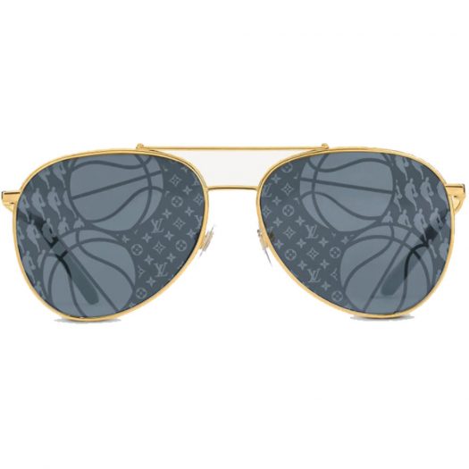 Louis Vuitton x NBA LV Catch Pilot Sunglasses Gold