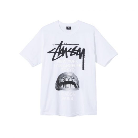 Stussy x Rick Owens World Tour Collection T Shirt White