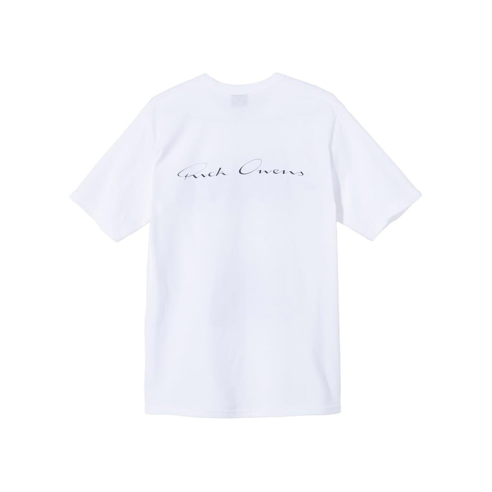 Stussy x Rick Owens World Tour Collection T-Shirt White Men's - FW20 - US