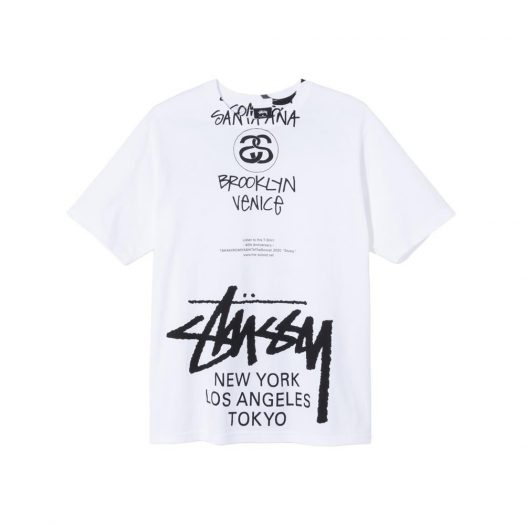 Stussy x Takahiro Miyashita The Soloist World Tour Collection T Shirt White