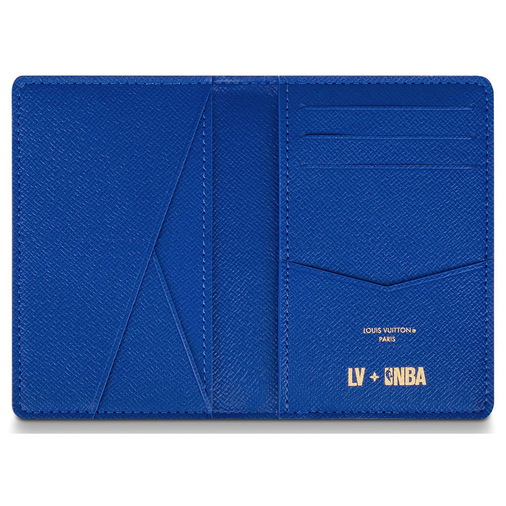Louis Vuitton x NBA Pocket Organizer Blue in Coated Canvas/Leather - US